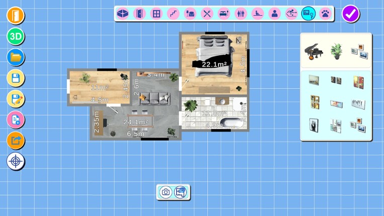 smart3Dplanner2 | 3D Floor Plan & Interior Design screenshot