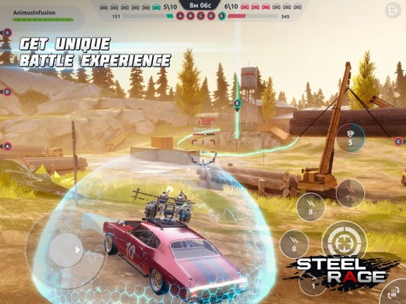 Steel Rage: Mech Cars PvP War screenshot