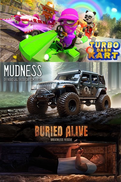 Games like Turbo Dash Kart & Mudness Offroad & Buried Alive