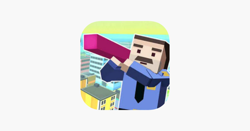 Block Man run City 3D Game Cover