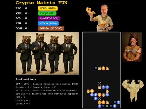 Crypto Matrix Image