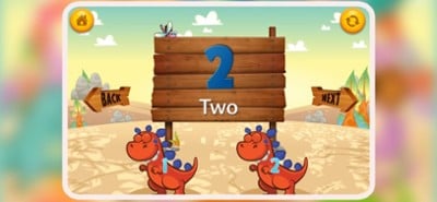 Dino Counting Math 123 Numbers Image