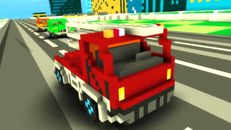 Blocky Traffic Racing Game Cover