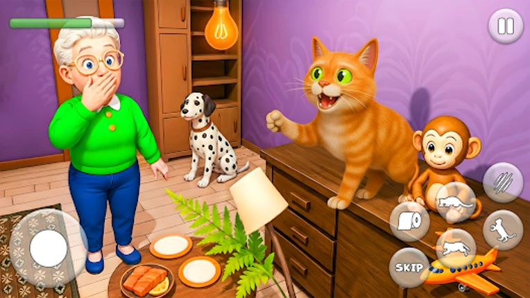 Cat Game: Granny Pet simulator screenshot