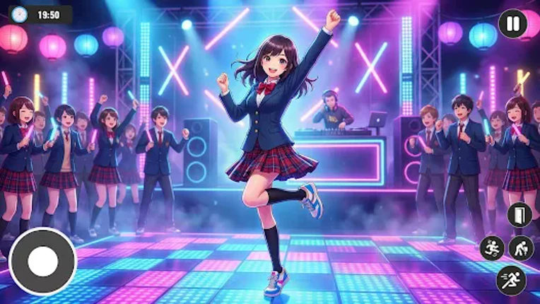 High School Anime Girl Sim 3D Image
