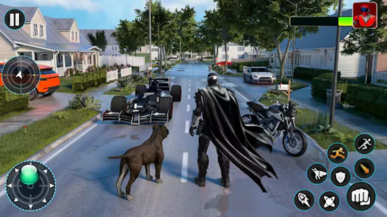 Spider Flying Rope Hero Games screenshot