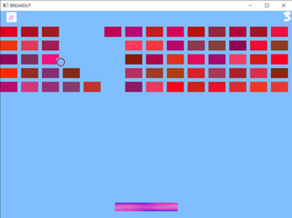 Breakout screenshot