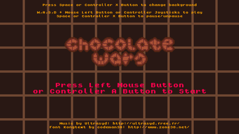 Chocolate Wars Game Cover