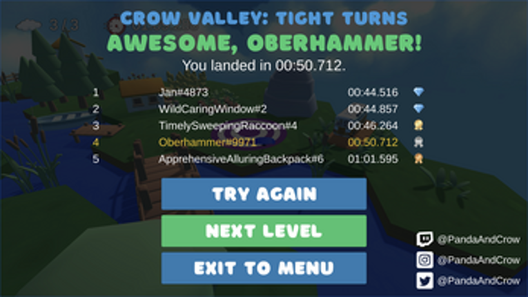 Panda and Crow: 7 Days Europe?! screenshot