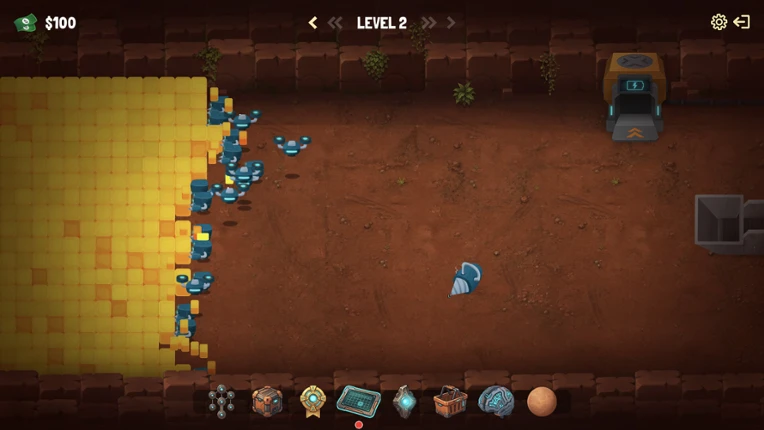 Idle Digger Bots Deluxe screenshot