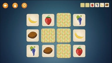 Little Genius Matching Game - Fruits - FREE Image