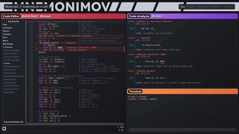 Mnemonimov screenshot