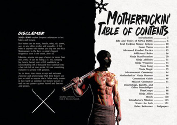 NINJA BORG Core Rules screenshot