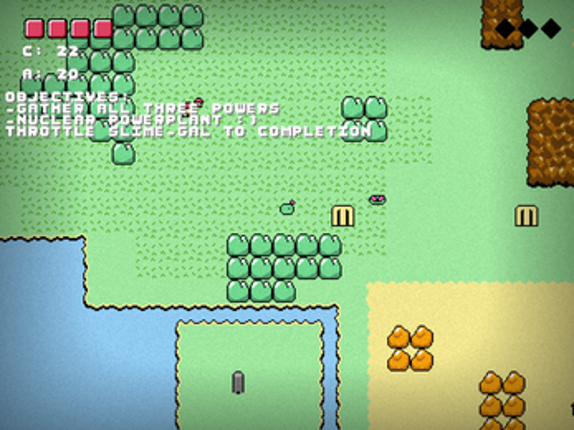 Slime Gal in Retro World screenshot