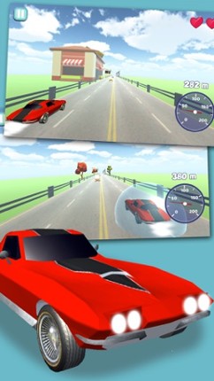 Turbo Cars 3D - Dodge Game of Avoid Car Obstacles screenshot