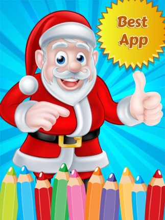 Christmast Coloring Book Drawing for Kid Games screenshot