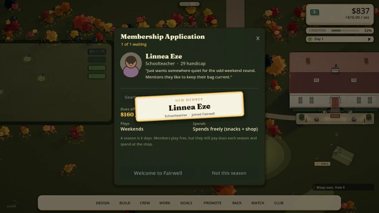 Fairwell screenshot