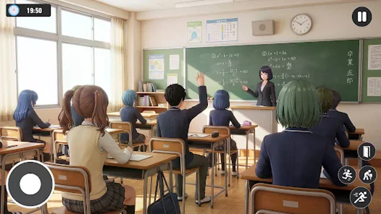 High School Anime Girl Sim 3D Image