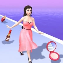 Girl Runner 3D Image