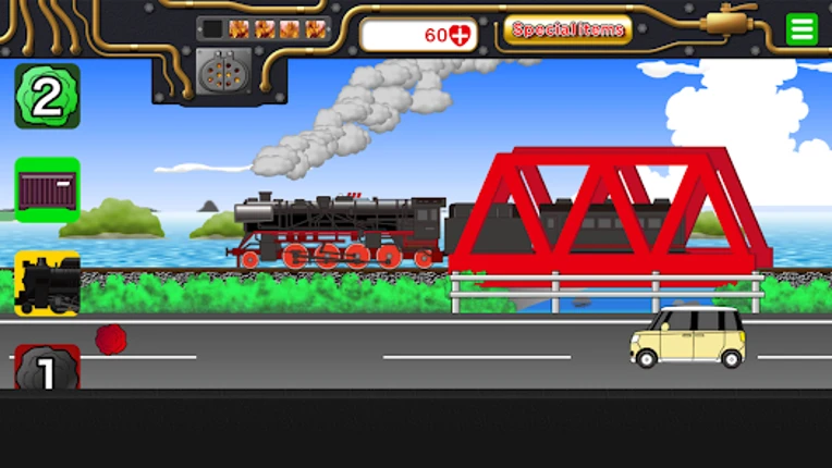 Steam locomotive choo-choo screenshot
