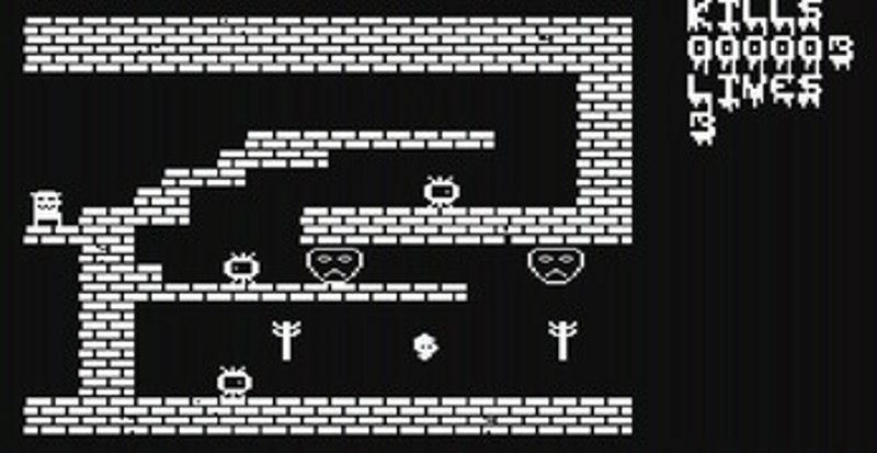 A cursed skull (ZX Spectrum,  Dragon 32,) Image