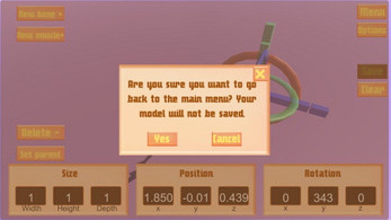 Muscle Builder screenshot