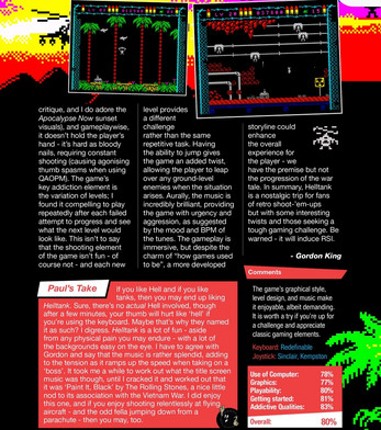 Helltank - zx spectrum 128 screenshot