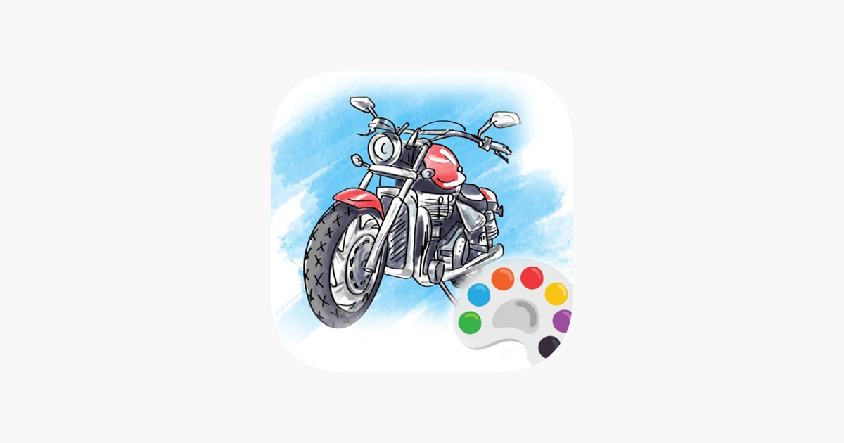 Games like Motorcycle Racing Coloring Book For Kids