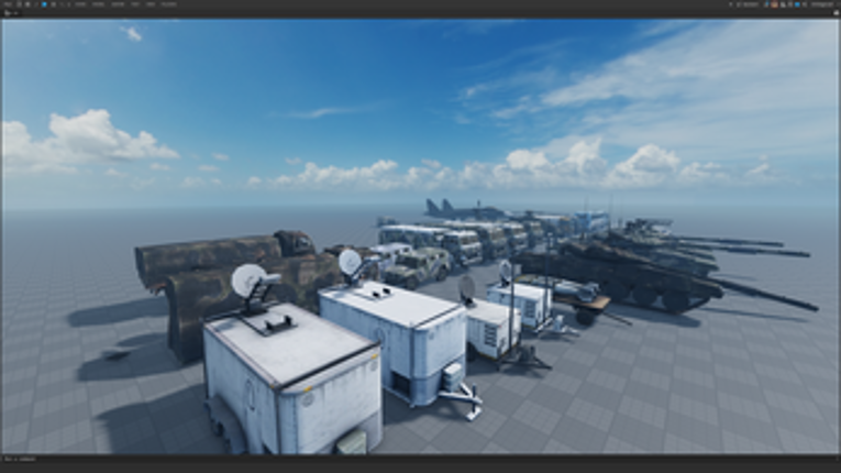 Roblox Military Vehicle Pack – Realistic Army Mesh Models screenshot