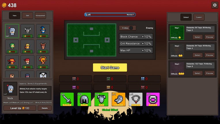 Secret Heroes-Survivor Roguelike screenshot