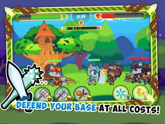 Tree Fortress 2 - Defense of the Kingdom Tower with Pet Warriors screenshot