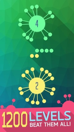 1200: Double Hit - Two Color Dots Addictive Puzzle screenshot