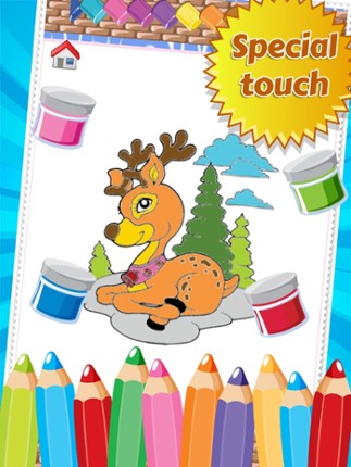 Christmast Coloring Book Drawing for Kid Games screenshot