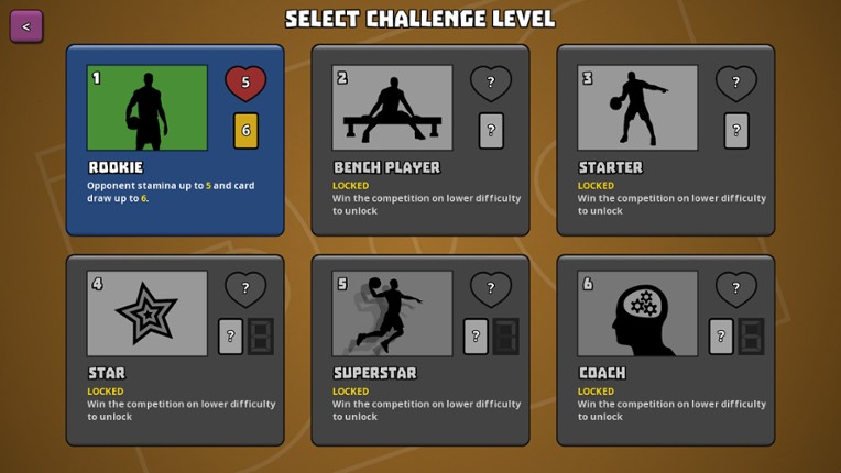 Clutchtime: Basketball Deckbuilder screenshot