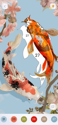 Coloring book Color by number screenshot