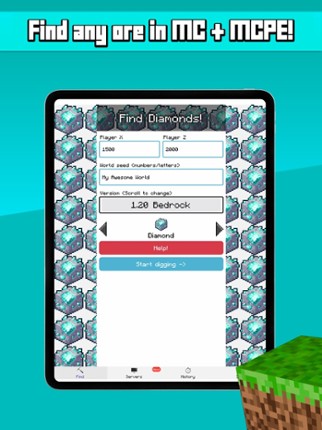 Find Diamonds! Minecraft Ores screenshot