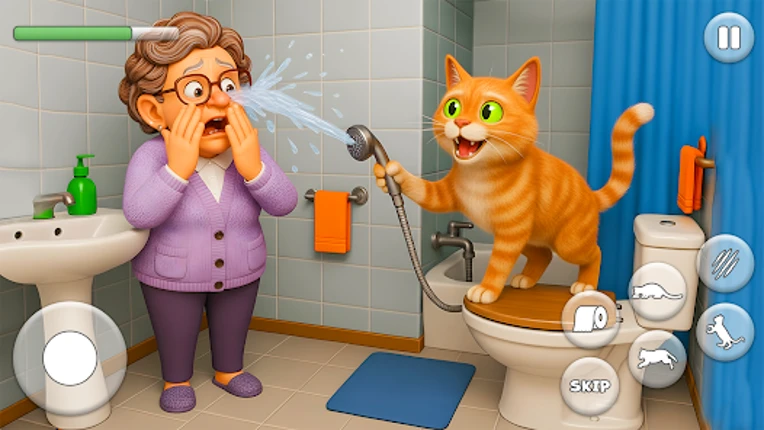 Cat Game: Granny Pet simulator screenshot