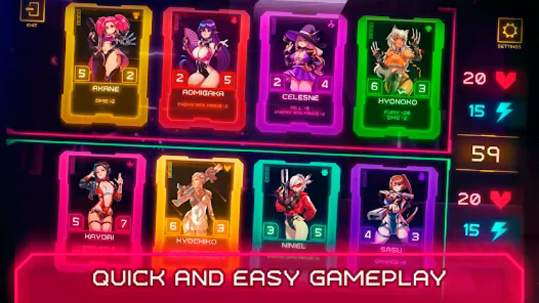 UGWaifus: TCG Battle Arena CCG screenshot