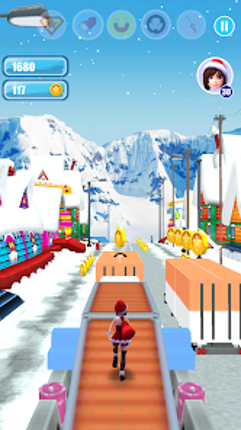 Santa Girl Run Image