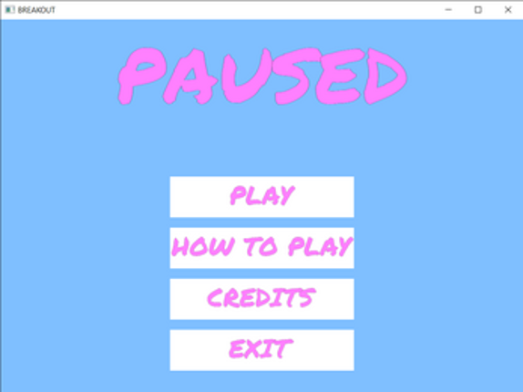 Breakout screenshot