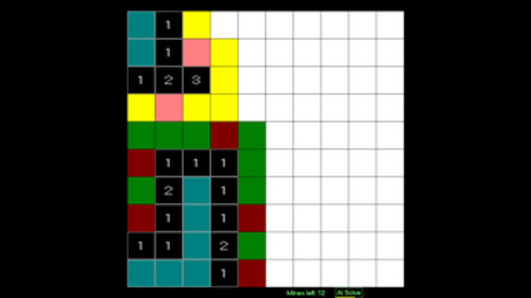 Minesweeper AI screenshot