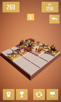 History2048: 3D puzzle number game screenshot
