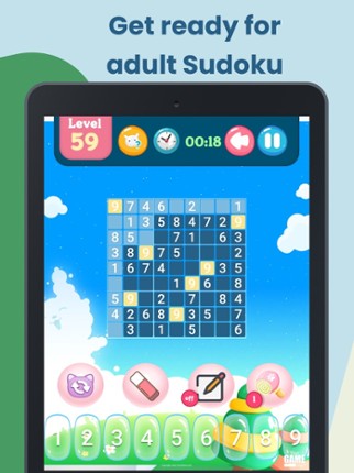 Kidoku – Kids Sudoku Puzzle screenshot