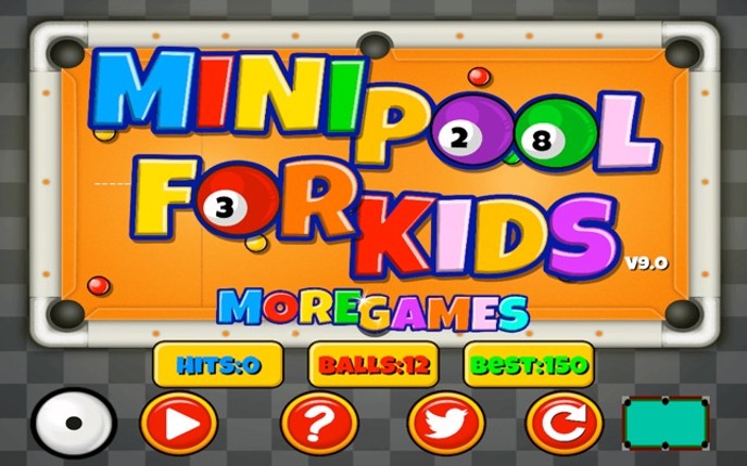 Mini Pool for Kids screenshot