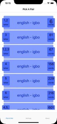 PickAPair Igbo - English screenshot