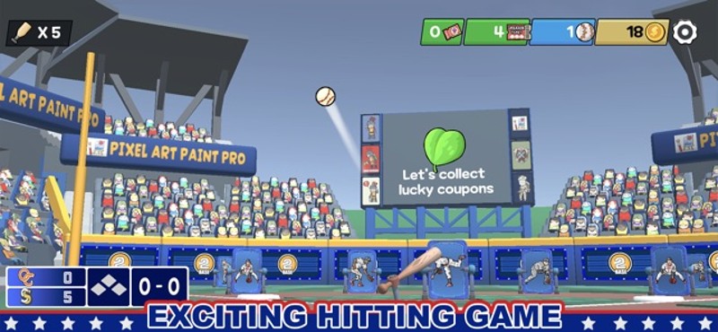 Pin baseball game screenshot