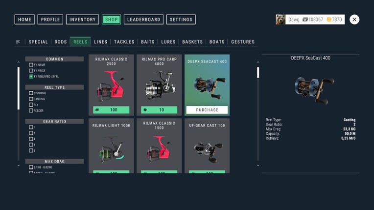 Ultimate Fishing® Online screenshot