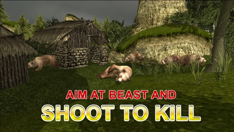 Angry Bear Hunter Simulator – Wild grizzly hunting &amp; shooting simulation game screenshot