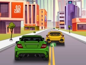 Car Traffic 2D Image