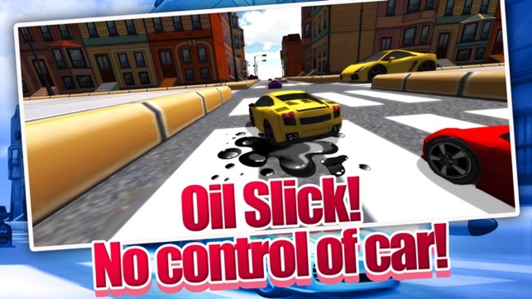 Cartoon Car 3D Real Extreme Traffic Racing Rivals Simulator Game screenshot